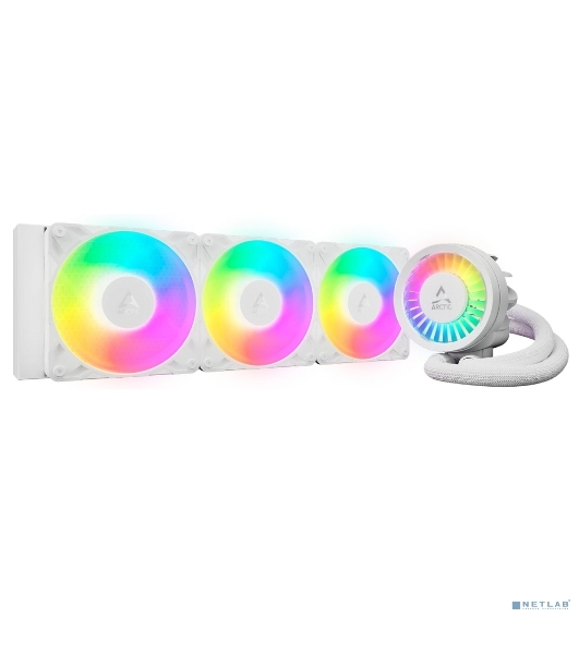 Система жидкостного охлаждения Arctic Cooling Liquid Freezer III Pro 360 ARGB Whte ACFRE00188A белый 120мм алюминий+медь 2500rpm 31db 4-pin