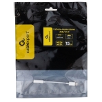 Кабель-переходник AUX Cablexpert CCA-LM3.5F-AL Lightning(M)/Jack3.5(F), алюминий+нейлон.оплётка, 0.15м, пакет, фото6