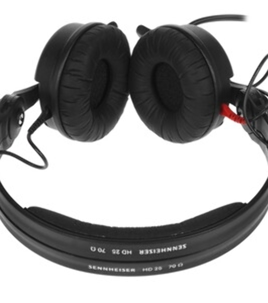 Проводные наушники Sennheiser HD 25 черный, накладные, Jack 3.5 мм
