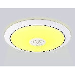 Музыкальный светодиодный светильник Ambrella light FZ720 WH белый IP20 52W 3000-6500K+RGB Music 450*65 (ПДУ ИК), фото 1
