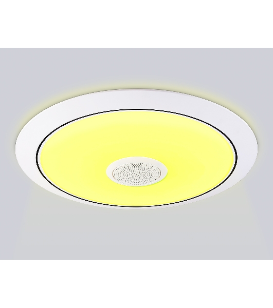 Музыкальный светодиодный светильник Ambrella light FZ720 WH белый IP20 52W 3000-6500K+RGB Music 450*65 (ПДУ ИК)