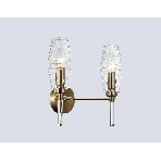 Настенный светильник Ambrella light LH55206/2 BS/CL латунь/прозрачный E14*2 max 40W 330*170*280, фото5