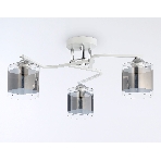 Светильник Ambrella light TR303217/3 WH/CH/SM белый/хром/дымчатый E27*3 max 60W D540*250, фото4