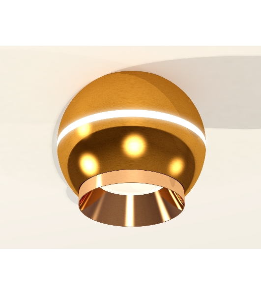 Светильник Ambrella Light XS1105002 PYG золото желтое полированное MR16 GU5.3 LED 3W 4200K (C1105, N7034)