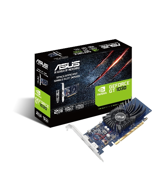 Видеокарта Asus GT1030-2G-BRK nVidia GeForce GT 1030 2048Mb 64bit GDDR5 1228/6008/HDMIx1/DPx1/HDCP PCI-Elow profile Ret
