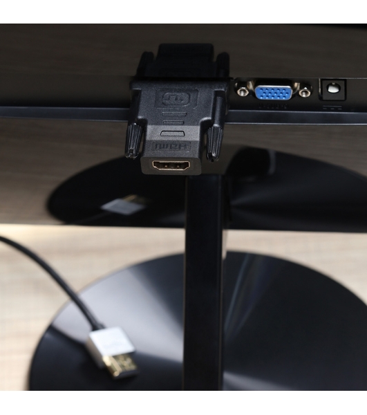 Переходник Rexant шт.DVI - гн.HDMI GOLD