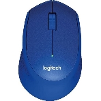 Мышь беспроводная Logitech M330 SILENT PLUS синий, 1000 dpi, радиоканал, USB, кнопки - 3, фото13