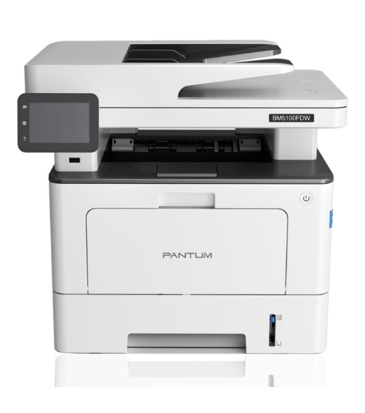 МФУ лазерное Pantum BM5100FDW, A4, ч/б, печ. до 40 стр/мин., скан. до 24 стр/мин., 1200 x 1200 dpi, USB, RJ-45, Wi-Fi, проектная модель