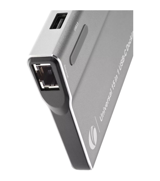 Адаптер VCOM TypeC -->3*USB3.0+2*USB2.0+VGA+RJ45+SD+TF+AUD+HDMI+DP+2*USB3.1 Data+PD