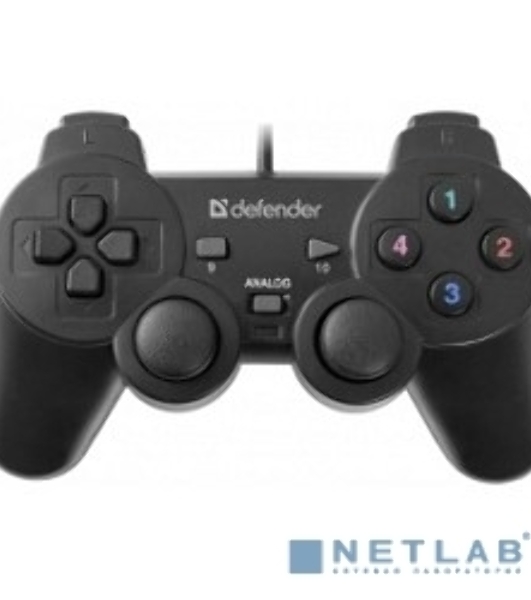 Геймпад Defender Omega USB, Проводной геймпад, 12 кнопок, 2 стика