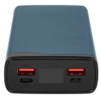 Портативный аккумулятор OLMIO QL-20, 20000mAh, 22.5W, QuickCharge3.0/PowerDelivery, LCD, голубой, фото9