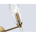 Настенный светильник Ambrella light LH55206/2 BS/CL латунь/прозрачный E14*2 max 40W 330*170*280, фото4