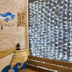Гирлянда Neon-night 'Сеть' 2х1,5м, свечение с динамикой, прозрачный ПВХ, 288 LED, 230 В, белый, фото3