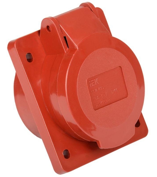Розетка СП 16А 380В 3P+E+N ССИ-415 IP44 IEK PSR42-016-5