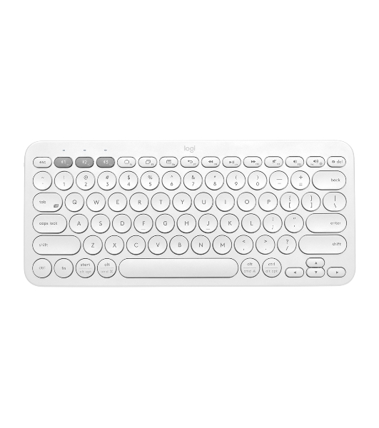Клавиатура беспроводная Logitech K380, Bluetooth, белый