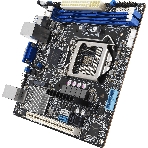 Материнская плата серверная ASUS P12R-I, LGA 1200, Intel C252, 2xDDR4, 6xSATA, 1xM.2, 1xPCI-E 4.0 x16, 2x1Gb LAN, 4xUSB-A 3.2 Gen 1, 1xVGA, COM-порт, Mini-ITX, фото4