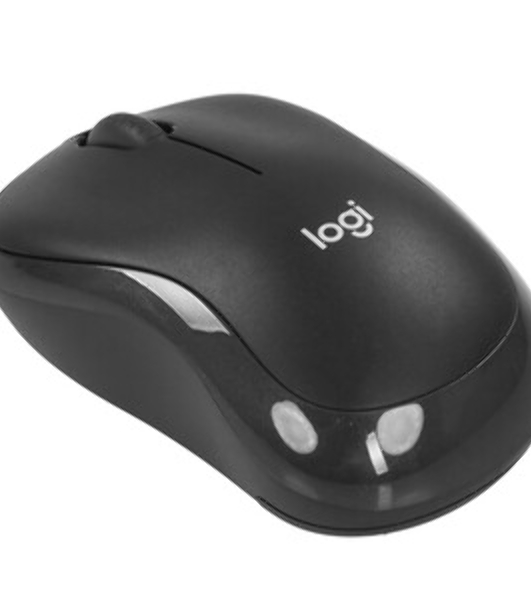 Мышь беспроводная Logitech B175 черный, 1000 dpi, радиоканал, USB, кнопки - 3