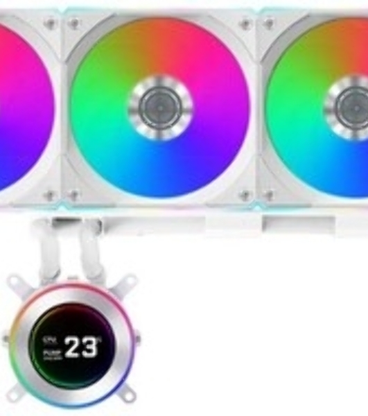 Система жидкостного охлаждения Lian-Li HydroShift II LCD-C 360CL ARGB Soc-AM5/AM4/1700/1851 белый 4-pin 31dB Al+Cu LCD Ret (G89.GHS2LCD36RW.R0)