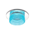 Светильник Ambrella light TN351 CH/BL хром/голубой GU5.3+3W (LED COLD) D95*45, фото4