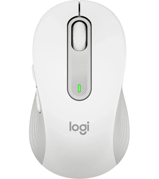 Мышь беспроводная Logitech Signature M650 белый, 4000 dpi, радиоканал, Bluetooth, USB, кнопки - 5