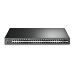 Коммутатор 48-port Gigabit PoE+ L2+ switch, 48 802.3af/at PoE+ ports, 4 Gb SFP slots, 1 RJ-45 + 1Micro-USB console ports, 348W PoE budget, фото26