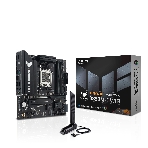 Материнская плата ASUS TUF GAMING B850M-E WIFI, AM5, AMD B850, 4xDDR5, 4xSATA, 3xM.2, 1xPCIe 5.0 x16, 1xPCIe 4.0 x16, 1xPCIe 3.0 x1, 1xHDMI (v2.1), 2xDP (v1.4), 1x2.5Gb LAN, Wi-Fi 6E, Bluetooth 5.3, 1xUSB-C 10Gbps, 2xUSB-A 10Gbps, 2xUSB-A 5Gbps, 4xUSB-A 2.0, 1xPS/2, 3x3.5 мм, 7.1, mATX, фото3