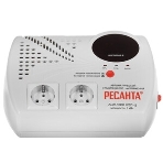 Стабилизаторы напряжения Ресанта АСН-1 000 Н2/1-Ц 63/6/13 Стабилизатор 2 роз, 220В±8%, Габариты 260х200х110, Вес 3,7кг, фото4