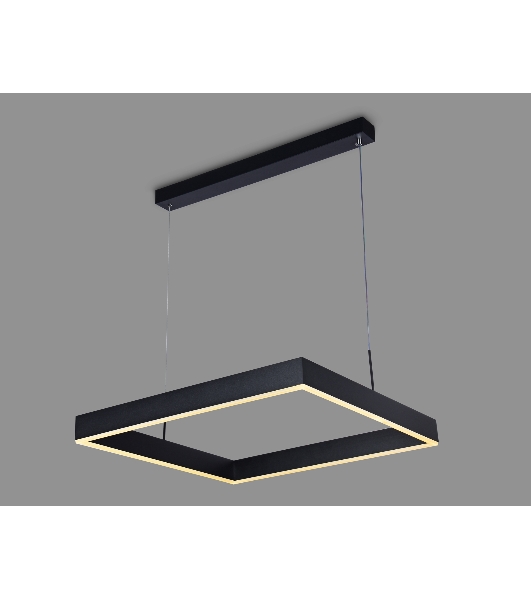 Светильник Ambrella light FA6626 BK черный 65W 600*600*720 (ПДУ РАДИО 2.4G)