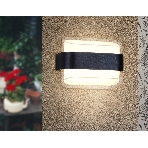 Настенный светодиодный светильник Ambrella light FW301 SBK черный песок LED 3000К 10W 160*130*75, фото3