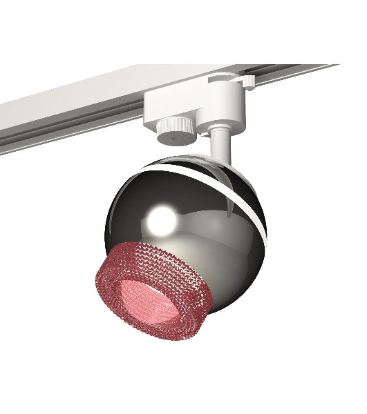 Светильник Ambrella light XT1104003 PSL/PI серебро полированное/розовый GU5.3 LED 3W 4200K (A2520, C1104, N7193)