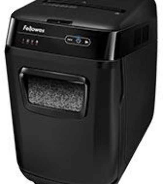 Шредер Fellowes AutoMax 200M микрорезка, автоподача, DIN P-5, 2х14 мм, 200 лст. 32 лтр.