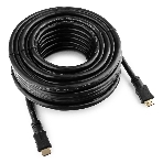 Кабель Cablexpert HDMI CC-HDMI4-15M, 19M/19M, v2.0, медь, позол.разъемы, экран, 15м, черный, пакет, фото 1