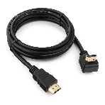 Кабель Cablexpert HDMI CC-HDMI490-6, 19M/19M, v2.0, медь, позол.разъемы, экран, угловой, 1.8м, черный, пакет, фото5