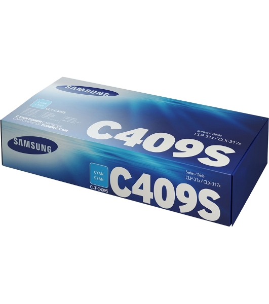 Картридж лазерный Samsung CLT-C409S/SU007A голубой для Samsung CLP-310/315/CLX-3170FN (1000 стр.)