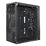 Компьютерный корпус Minitower ExeGate mEVO-9302-RGb-600W-12 (mATX, БП 600NPX с вент. 12см, 2хUSB+1хUSB 3.0, HD аудио, черный с RGb подсветкой), фото5