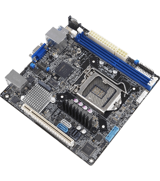 Материнская плата серверная ASUS P12R-I, LGA 1200, Intel C252, 2xDDR4, 6xSATA, 1xM.2, 1xPCI-E 4.0 x16, 2x1Gb LAN, 4xUSB-A 3.2 Gen 1, 1xVGA, COM-порт, Mini-ITX
