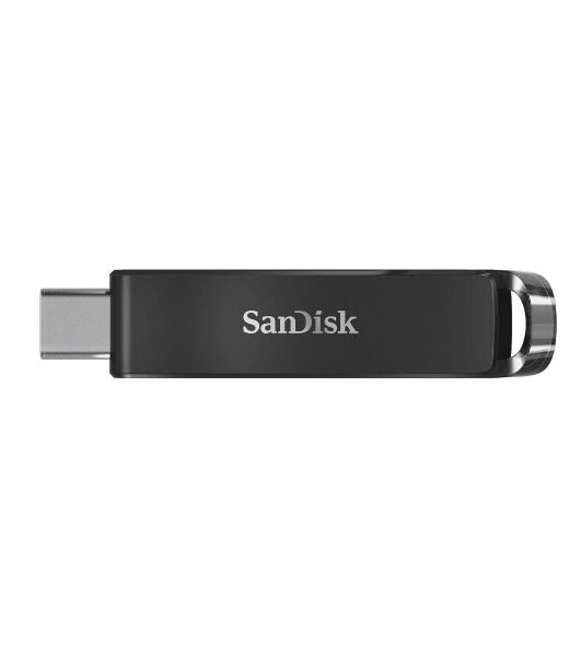 Флешка USB Sandisk CZ460 Ultra (SDCZ460-128G-G46), 128Gb, USB Type-C, R/W 150/30, черный
