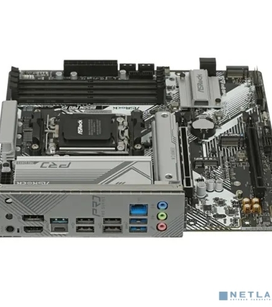 Материнская плата ASRock B650M PRO RS, AM5, AMD B650, 4xDDR5, 4xSATA, 3xM.2, 1xPCIe 4.0 x16, 1xPCIe 3.0 x4, 1xDP, 1xHDMI, 1x2.5Gb LAN, 1xUSB-C 10Gbps, 1xUSB-A 10Gbps, 2xUSB-A 5Gbps, 4xUSB-A 2.0, 3x3.5 мм, 7.1, mATX