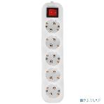 Сетевой фильтр 5bites SP5W-318 5S, 3x1.5мм2, 16A, ABS, 1.8M, белый, фото 1