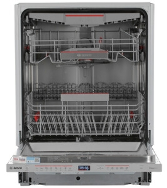 Встраиваемая посудомоечная машина Bosch SMV6ECX08E, серебристый, 59.8 см, 14 компл., 42 дБ, класс G