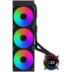 Система жидкостного охлаждения Lian-Li HydroShift II LCD-C 360CL ARGB Soc-AM5/AM4/1700/1851 черный 4-pin 31dB Al+Cu LCD Ret (G89.GHS2LCD36RB.R0), фото3