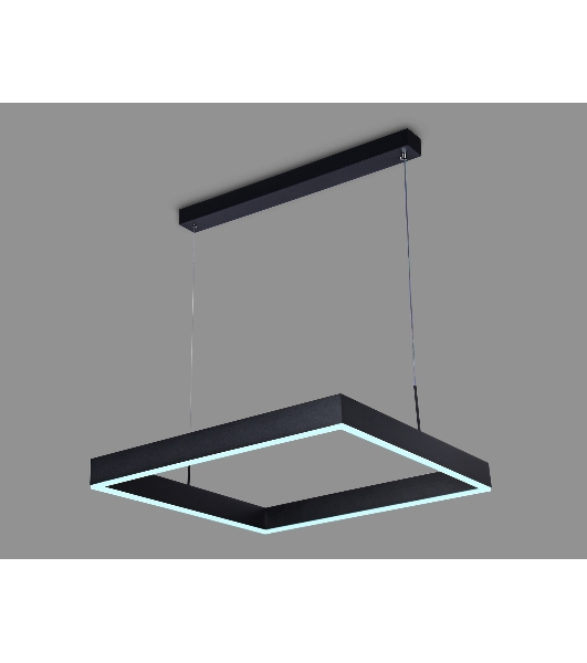 Светильник Ambrella light FA6626 BK черный 65W 600*600*720 (ПДУ РАДИО 2.4G)