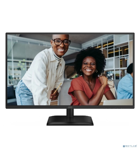 Монитор 27' AOC Q27E4U IPS 2560x1440, 120 Гц, 4 мс, 16:9, 350 кд/м², HDMI 2.0, DP 1.2, 3.5 Jack, USB Hub (4x USB 3.2 Gen 1), HDR10, Adaptive-Sync, черный
