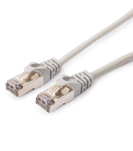Патч-корд FTP Cablexpert cat.5e, 2м, литой, многожильный серый
