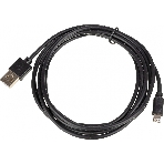Кабель USB (m)-Lightning (m) 2м черный, фото2