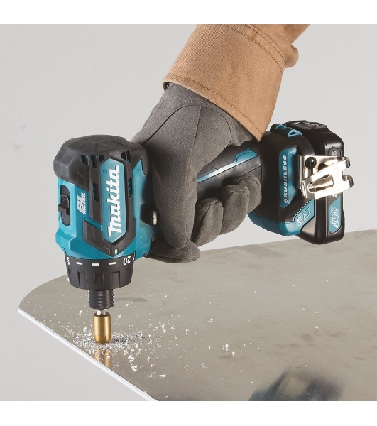 Дрель-шуруповерт Makita DF032DWAE, 12 В, 2 Ач, 35 Нм, бесщеточный