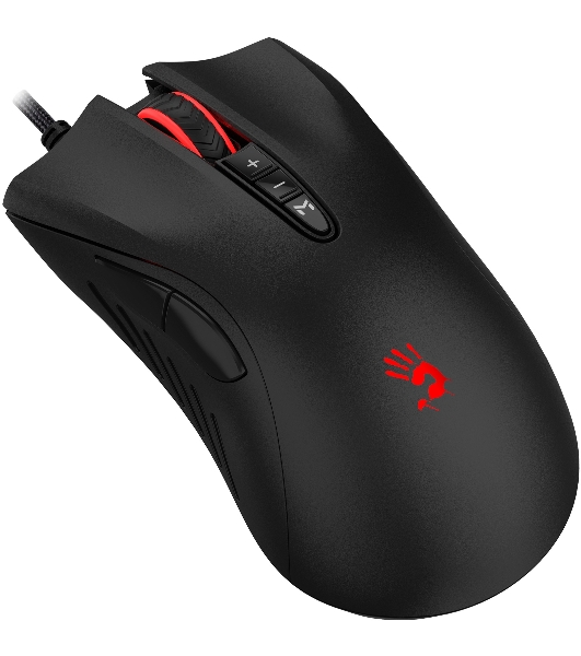 Мышь проводная A4Tech Bloody ES5 черный, 3200 dpi, USB Type-A, кнопки - 8