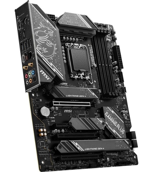 Материнская плата MSI Z790 GAMING PLUS WIFI, LGA 1700, 4xDDR5, 1xPCIe 5.0 x16, 1xPCIe 4.0 x16, 4xM.2, 6xSATA, 1xHDMI, 1xDP, 2.5 Gigabit Ethernet, 7.1 аудио, ATX