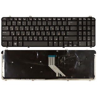 Клавиатура для ноутбука HP Pavilion DV6-1000 DV6-2000 матовая черная