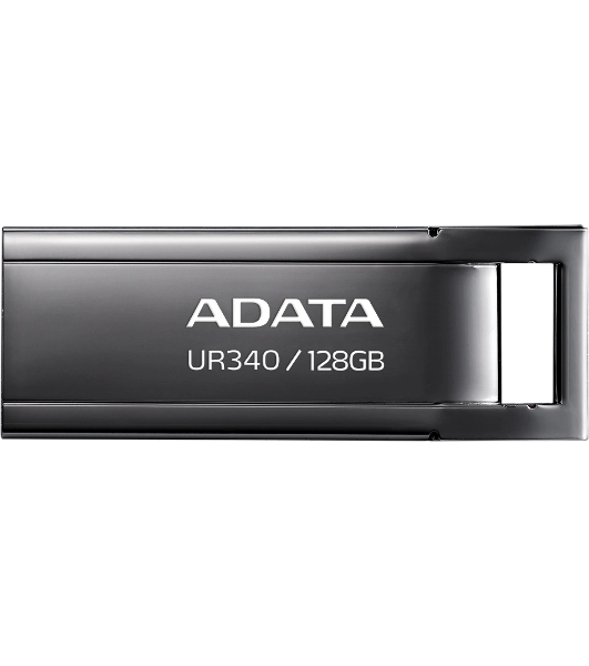 Флешка USB ADATA UR340 (AROY-UR340-128GbK), 128Gb, USB 3.2, R/W 100/30, черный